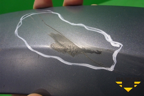 Накладка переднего крыла правого (4G9853718) для Audi A6 (C7) Allroad Quattro с 2012-2019г (А6)