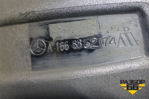 Накладка заднего бампера (верхняя) (A1668852174) для Mercedes Benz ML-Klass W166 c 2011г (МЛ)