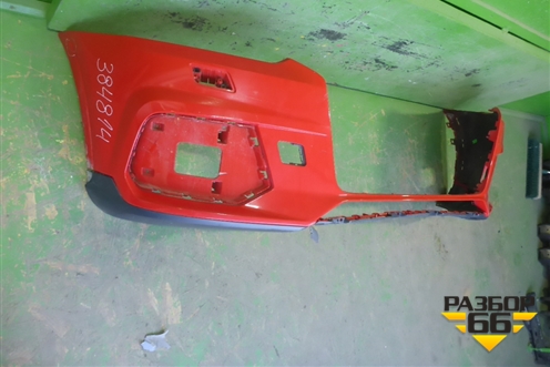 Бампер передний (после 2014г под омыватели) (8U0807437AD) для Audi Q3 с 2011-2018г (Ку 3)