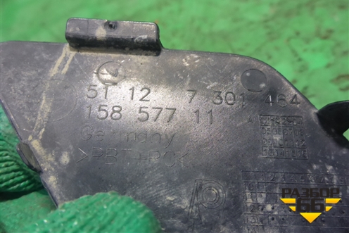 Заглушка в задний бампер (51127301464) для BMW 3-серия F30/F31 с 2011г