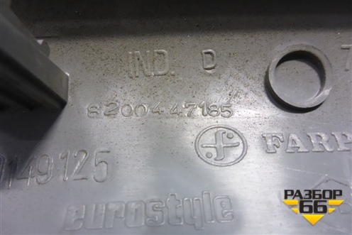 Обшивка стойки лобового стекла левая (8200447185) для Renault Clio с 1998-2002г (Клио)