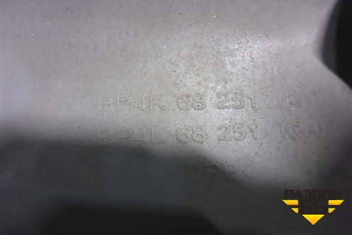 Обшивка стойки задняя верхняя правая (хетчбэк) (BP4K68251) для Mazda Mazda 3 (BK) с 2003-2009г 
