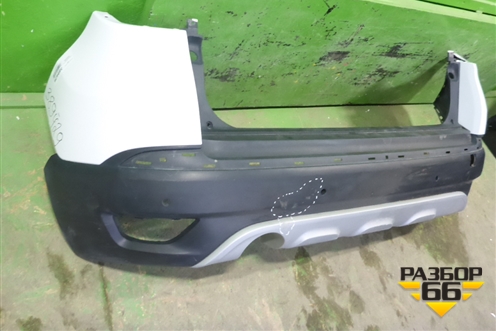 Бампер задний (под парктроник) (850220429R) для Renault Kaptur с 2016г (Каптюр)