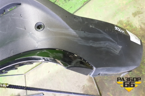 Юбка заднего бампера (AMG под парктроник) (A2928851425) для Mercedes Benz GLE-Klass (купе) C292 с 2015г (ГЛЕ)