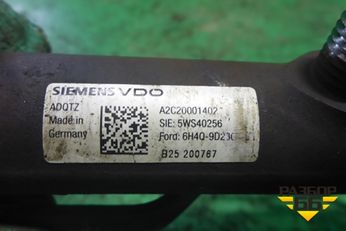 Рейка топливная рампа (3.6л TDI левая) (6H4Q9D280AB) для Land Rover Range Rover 3 с 2002-2012г (Вог)