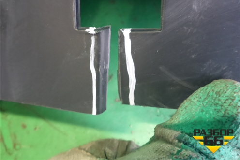 Накладка заднего бампера (AMG) (A1668850553) для Mercedes Benz ML-Klass W166 c 2011г (МЛ)