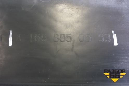 Накладка заднего бампера (AMG) (A1668850553) для Mercedes Benz ML-Klass W166 c 2011г (МЛ)