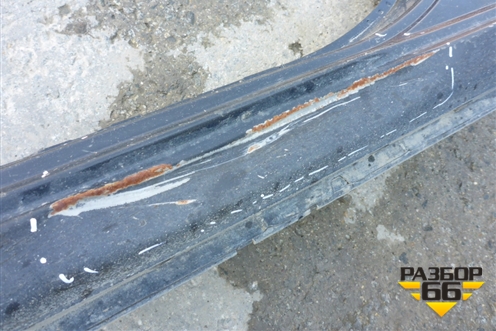 Порог со стойкой левый для Mitsubishi Lancer-X с 2007г (Лансер)