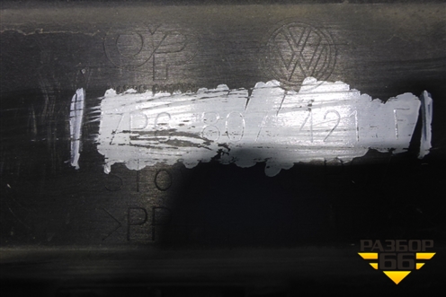 Бампер задний (после 2015г под парктроник) (7P6807421F) для Volkswagen Touareg с 2010-2018г (Туарег)