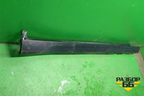 Накладка на порог наружная правая (51777319854) для BMW X6 F16 с 2014г (Х6 Ф16)