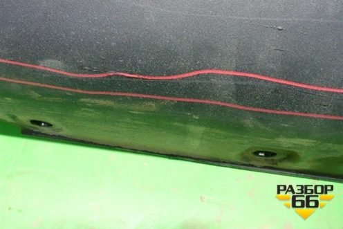 Накладка на порог наружная правая (51777319854) для BMW X6 F16 с 2014г (Х6 Ф16)