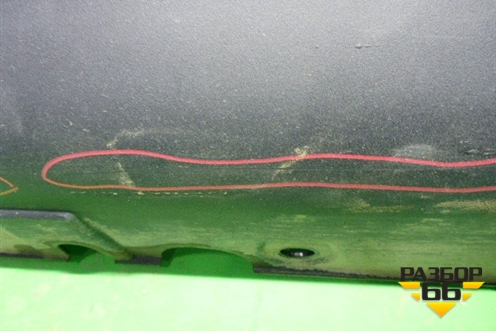 Накладка на порог наружная правая (51777319854) для BMW X6 F16 с 2014г (Х6 Ф16)