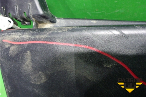 Накладка на порог наружная правая (51777319854) для BMW X6 F16 с 2014г (Х6 Ф16)