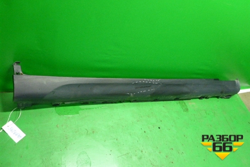 Накладка на порог наружная правая (51777319854) для BMW X6 F16 с 2014г (Х6 Ф16)