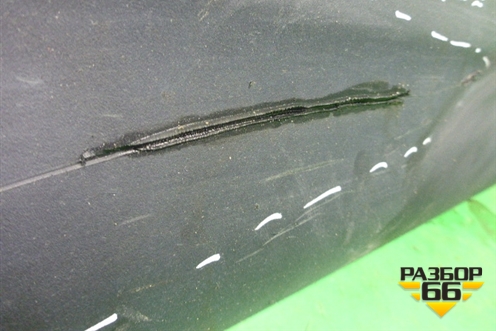 Накладка на порог наружная правая (51777319854) для BMW X6 F16 с 2014г (Х6 Ф16)