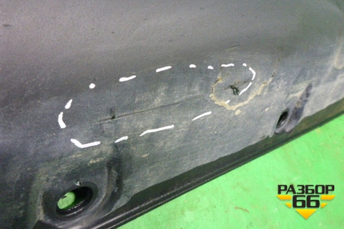 Накладка на порог наружная правая (51777319854) для BMW X6 F16 с 2014г (Х6 Ф16)