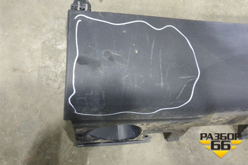 Накладка на порог наружная левая (51777319853) для BMW X6 F16 с 2014г (Х6 Ф16)