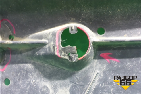 Защита антигравийная левая (6Q0825201H) для Seat Ibiza с 2008-2017г (Ибица)