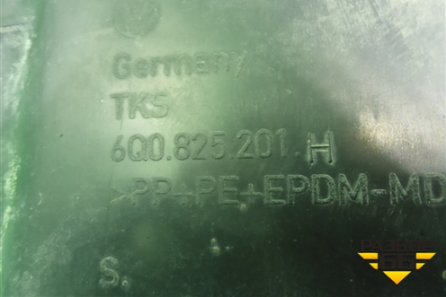 Защита антигравийная левая (6Q0825201H) для Seat Ibiza с 2008-2017г (Ибица)