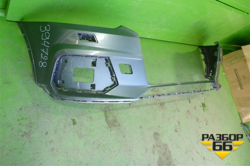 Бампер передний (после 2014г под омыватели) (8U0807437AD) для Audi Q3 с 2011-2018г (Ку 3)