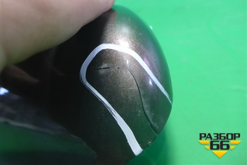 Накладка зеркала правого (под повторитель) для Kia Ceed с 2012-2018г (Сид 2)