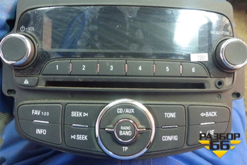 Магнитола (95127261) для Chevrolet Aveo (Т300) с 2011г (Авео Т300)