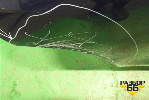 Дверь задняя правая (41527238696) для BMW X3 F25 с 2010-2017г (Х3 Ф25)