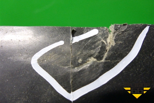 Защита топливного бака (A1666190538) для Mercedes Benz ML-Klass W166 c 2011г (МЛ)