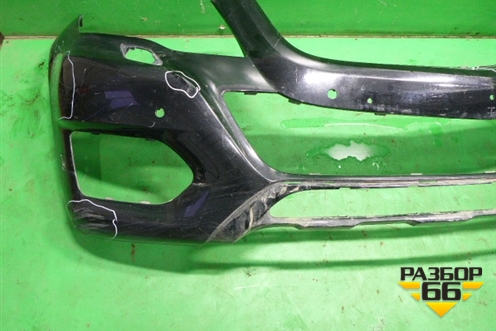 Бампер передний (после 2012г под парктроник и омыватели) (A2048855238) для Mercedes Benz GLK-Klass X204 с 2008г (ГЛК)