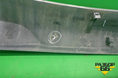 Накладка заднего бампера нижняя (после 2015г) (6415A061) для Mitsubishi Outlander с 2012-2024г (Аутлендер)