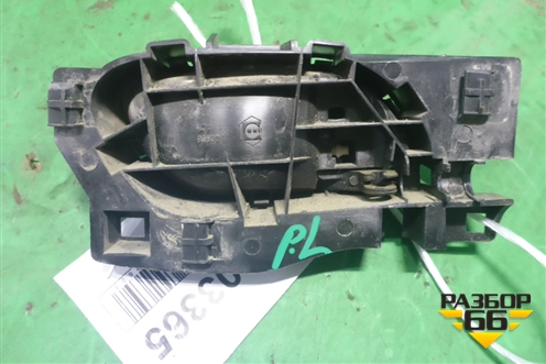 Ручка внутренняя двери передней левой (96555515XT) для Peugeot Partner Tepee с 2008г (Партнер Типпи)