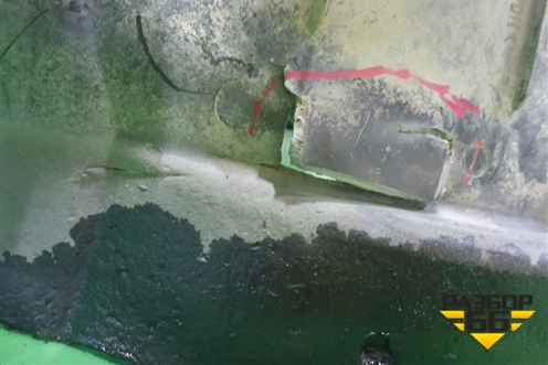 Локер задний правый для Mercedes Benz CLS C219 с 2004-2010г (ЦЛС)