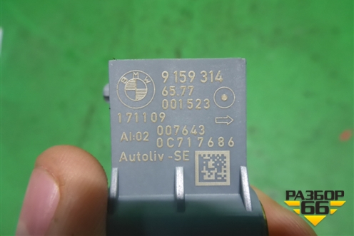 Датчик AIR BAG (левый на центральную стойку) (65779159314) для BMW 7 серия F01/F02 с 2008г