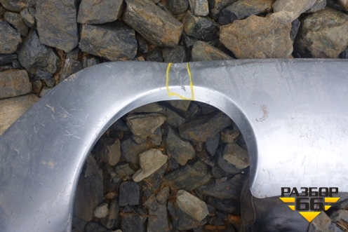 Юбка заднего бампера для Volvo S60 с 2004-2009г (C60)