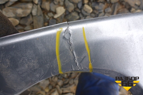 Юбка заднего бампера для Volvo S60 с 2004-2009г (C60)