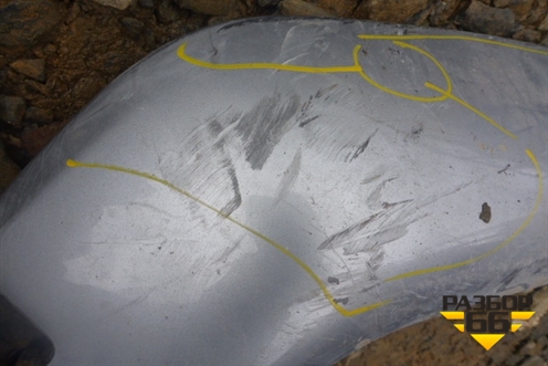 Юбка заднего бампера для Volvo S60 с 2004-2009г (C60)