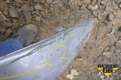 Юбка заднего бампера для Volvo S60 с 2004-2009г (C60)