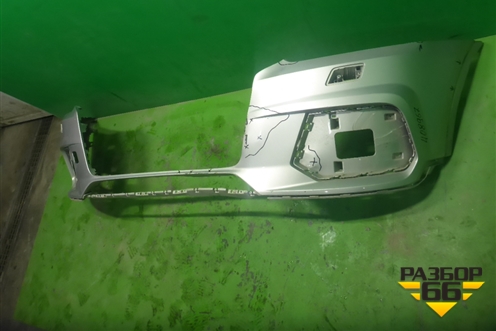 Бампер передний (после 2014г под омыватели) (8U0807437AD) для Audi Q3 с 2011-2018г (Ку 3)