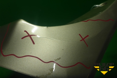 Накладка двери багажника верхняя правая (7680342040) для Toyota Rav-4 с 2006-2013г (Рав 4)