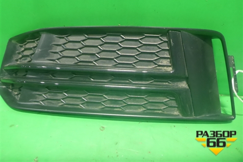 Решетка в передний бампер левая (S-Line) (8W0807681F) для Audi A4 (В9) с 2015г (А4)