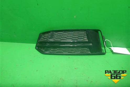 Решетка в передний бампер левая (S-Line) (8W0807681F) для Audi A4 (В9) с 2015г (А4)