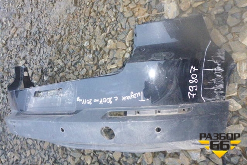 Бампер задний (Под парктроник) для Volkswagen Tiguan с 2011-2016г (Тигуан)