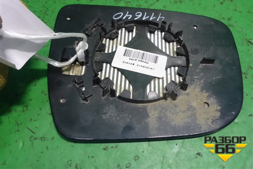 Стекло зеркала левого (с подогревом) для Nissan Qashqai (J11E) с 2013г (Кашкай)