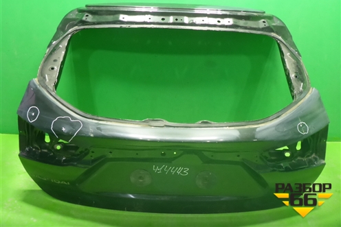 Дверь багажника без стекла (K0100BM9MC) для Nissan Qashqai (J11E) с 2013г (Кашкай)