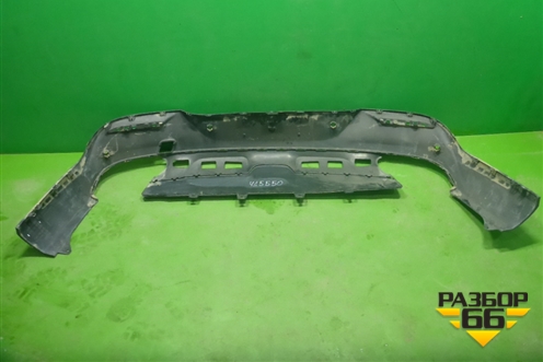 Юбка заднего бампера (AMG под парктроник) (A2928851425) ( A2928851525) для Mercedes Benz GLE-Klass (купе) C292 с 2015г (ГЛЕ)