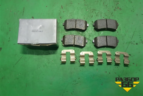 Колодки тормозные задние (новые) (S583021HA10) для Hyundai i30 с 2007-2012г (Ай30)