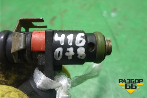 Форсунка инжекторная электрическая ( 1.2л CGP) (03E906031C) для Skoda Rapid с 2013г (Рапид)