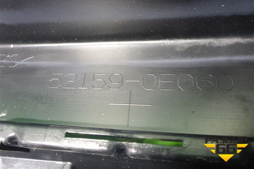 Бампер задний (под парктроник) (521590E060) для Toyota Highlander с 2013-2021г (Хайлендер)