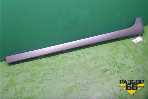 Накладка на порог наружная левая (4F9853859) для Audi A6 (C6) Allroad Quattro с 2006-2011г (А6)