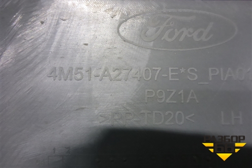 Обшивка двери задней левой под механику (универсал) (4M51A27407E) для Ford Focus 2 с 2008-2011г (Фокус)